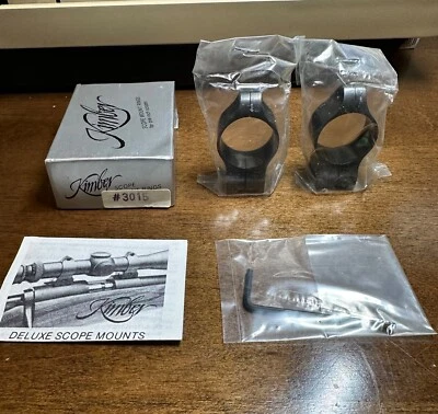 Kimber of Oregon Deluxe Rings Vertical Split M-82 M-84 FREE SHIPPING