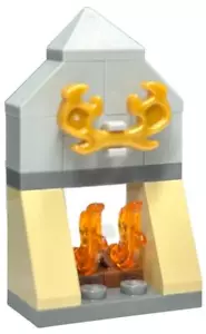 LEGO Advent Calendar 2023, HARRY POTTER (Day 19) - Fireplace with Reindeer Horn - Picture 1 of 1