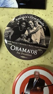 Collectors - Originals - 40+ Buttons Obama 2008 Campaign PIN Obama '08"" - Picture 1 of 6