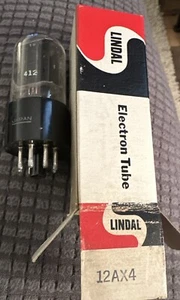 Lindal 12AX4 Half-Wave Rectifier Damping Diode TV Audio Vacuum Tube Valve- Bangy - Picture 1 of 3