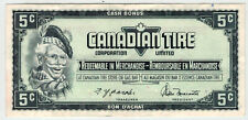 Canadian Tire Paper Money- CTC S4-B-BN 5 cent   1974     *112