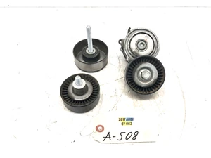 2017-2019 AUDI Q7 3.0L ACCESSORY SERPANTINE BELT TENSIONER IDLER PULLEY SET OEM - Picture 1 of 5
