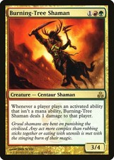 Burning-Tree Shaman Guildpact LP MTG