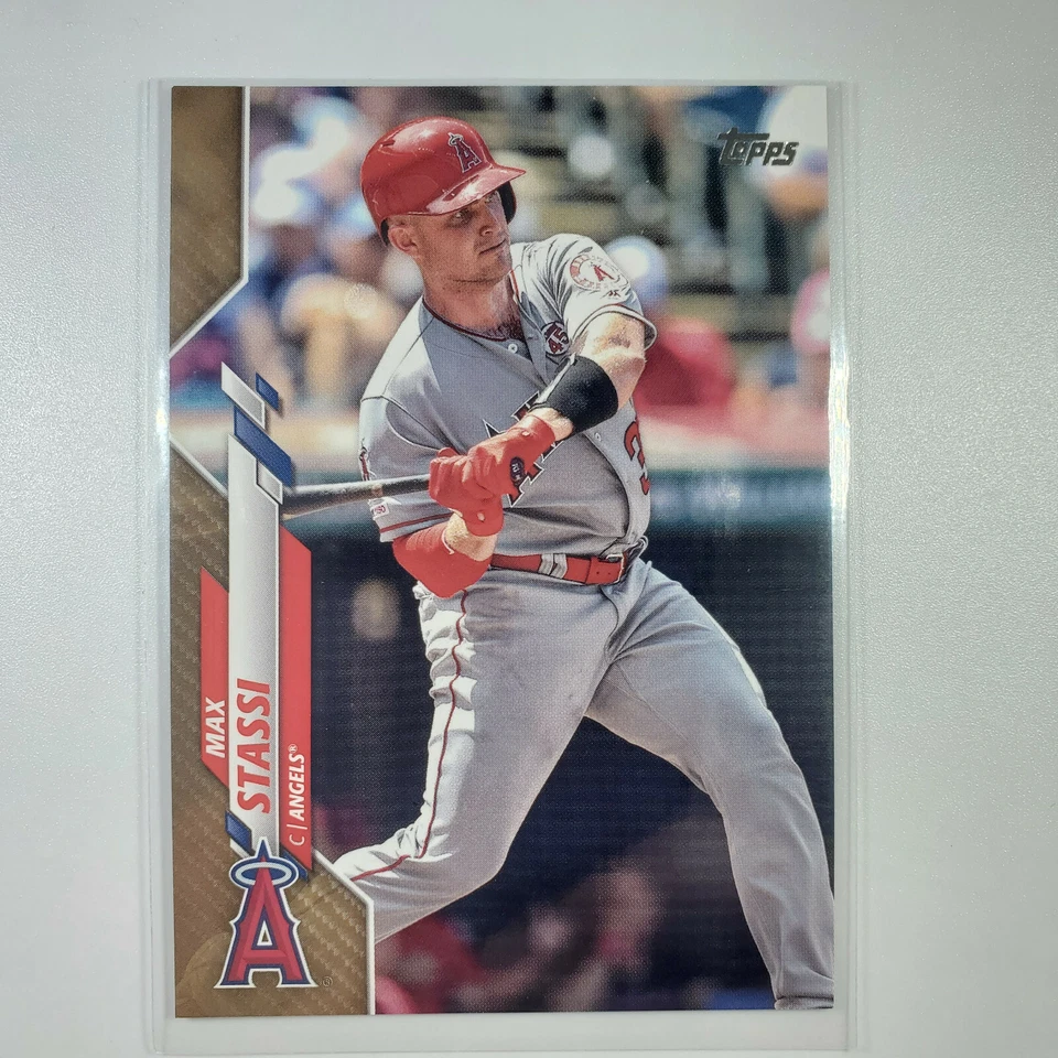 Max Stassi #112 - 2020 Topps - Gold Parallel Variation SP /2020 - Image 1 of 2