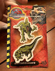 Vintage 2001 Jurassic Park Iii 3 Large Die-Cut Velociraptor Erasers New / Sealed