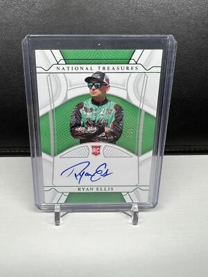 2022 National Treasures Racing Rising Stars Ryan Ellis Green RC No. 111  3/5 - Image 1 of 4