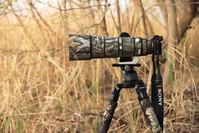 Cubierta/abrigo de lente camuflaje ROLANPRO para Sony FE 200-600 mm F5,6-6,3 G OSS impermeable Foto 1 de 4