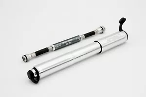 Airsmith Airhop HPLG Bicycle Mini Bike Pump Presta&Schrader Valve 140PSI Silver - Picture 1 of 11