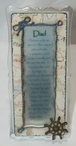 Marco Sentiments Just For You 2004 con sentimiento regalo del día del padre de 7" x 3"  - Imagen 1 de 3