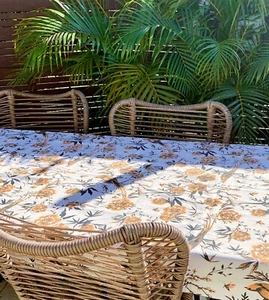 Outdoor Table cloth Vintage design Water Resistant 180 x 100 - Picture 1 of 4