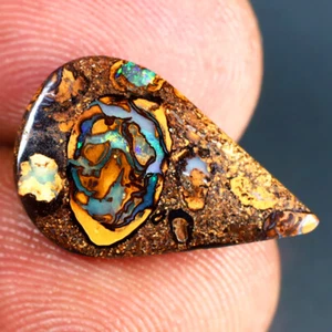 5.02 ct Amazing Fancy (18 x 12 mm) Multi Color Australian Koroit Boulder Opal - Picture 1 of 1