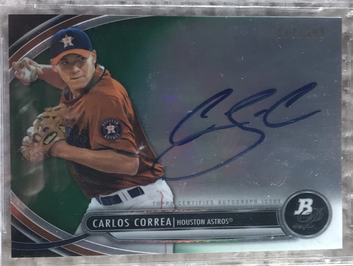 2013 Bowman Carlos Correa Baseball Trading Cards & Accessories for