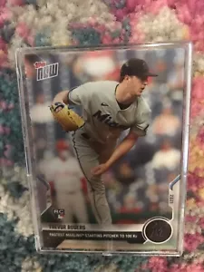 Trevor Rogers - 2021 MLB TOPPS NOW® Card 238 FASTEST MARLINS PITCHER TO 100 K'S - Picture 1 of 1
