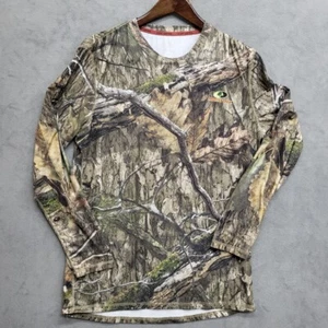 Camisa Camuflada Roble Mossy Para Hombres Control de Olores Caza Capa Base Manga Larga - Imagen 1 de 8