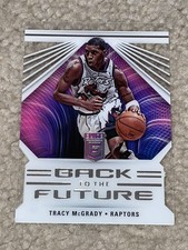 2022-23 Donruss Elite Tracy Mcgrady Back to the Future Insert #5 Toronto Raptors