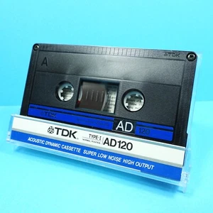 🍒 1x TDK AD 120 * IEC I Tipo 1 * Cinta Cassette Casete кассета * 1986 - Imagen 1 de 4