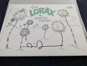 Dr. Seuss The Lorax Art Book handsigniert signed DANIEL ARSHAM Studio - NEU COA - Bild 1 von 5