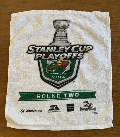 Minnesota Wild It’s Playoff Season Rally Towel 2014 Round 2 Chicago Blackhawks Cover