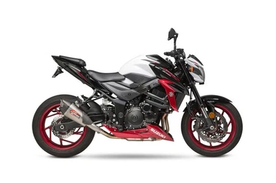 Yos. Выхлопная труба надевающаяся серебристая AT2 S.S. подходит для Suzuki GSX-S750/Z 11801BP521 18–21 годов выпуска - Изображение 1 из 3