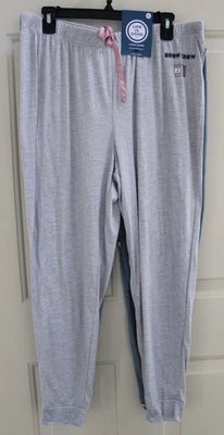 Calça Life is Good Coffee Brew Crew feminina XL para dormir azul cinza 2PK nova com etiquetas - Imagem 1 de 4