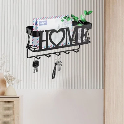 Key Holder Decor Metal Wall Key Hook for Shoulder Bag Apartment Living Room - Image 1 of 4