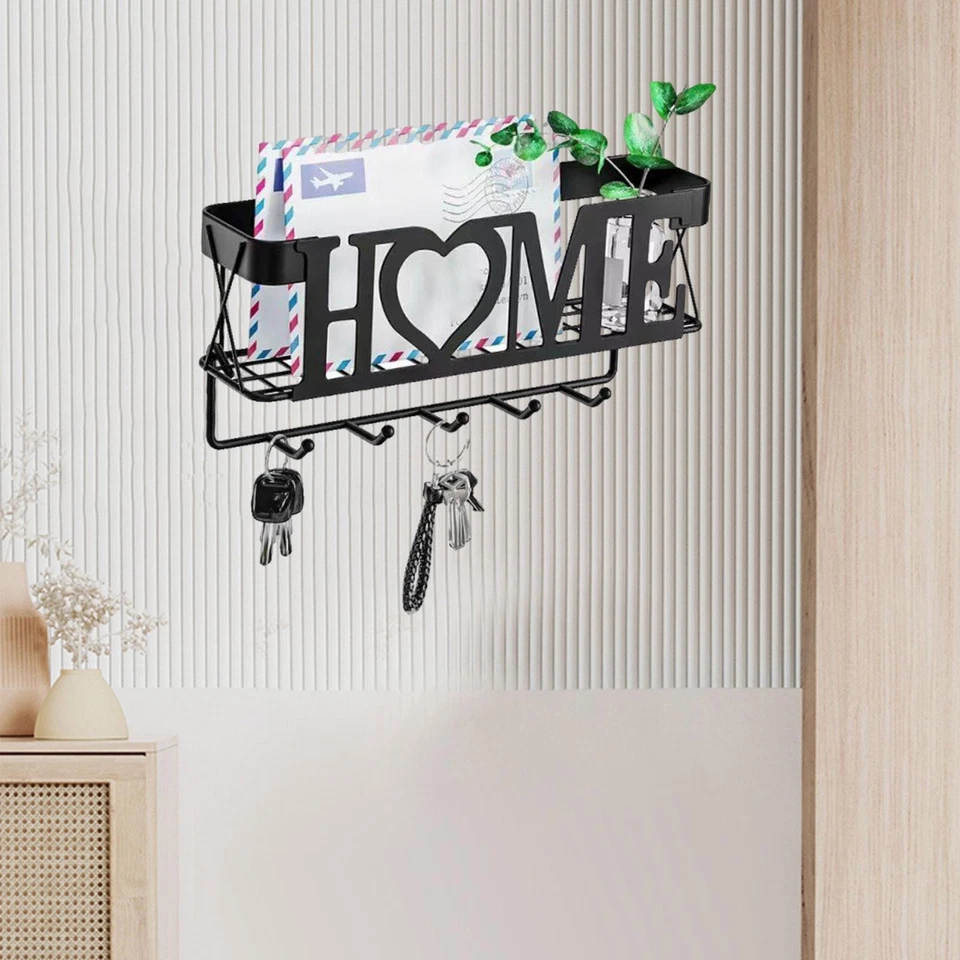 Key Holder Decor Metal Wall Key Hook for Shoulder Bag Apartment Living Room - Image 1 of 4