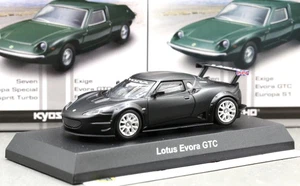 Coche secreto Kyosho 1/64 Lotus Collection Karuwaza Ver Evora GTC 2012 negro mate - Imagen 1 de 4