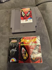 Spider-Man Return Of The Sinister Six Cartucho de Juego y Manual Juego Nintendo Nes