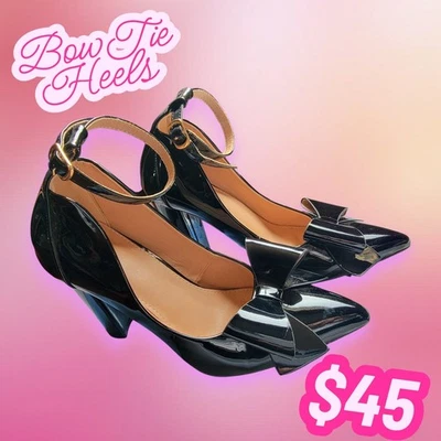 Галстук-бабочка на высоких каблуках женская обувь - Изображение 1 из 4