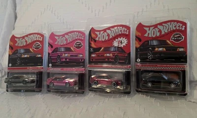 Hot Wheels RLC Exclusive 1993 Ford Mustang Cobra R 1:64 Diecast Lot of 4 - Image 1 of 2