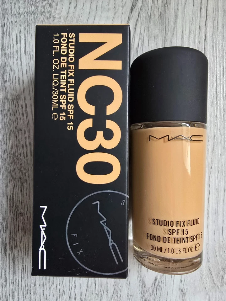 MAC Studio Fix Fluid SPF15 | NC30 | 30ml/1fl.oz | New Boxed 💯 Authentic - Image 1 of 1