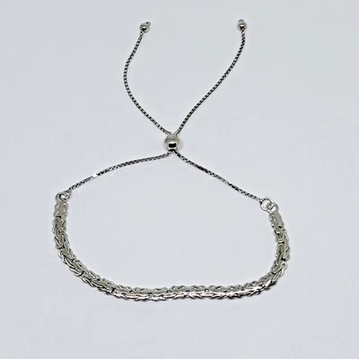 JTV из чистого серебра ремесленник коллекции Турции плоский византийский браслет Боло - Изображение 1 из 4