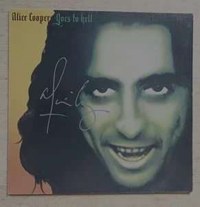 ALICE COOPER "goes to hell" VINYL  Cover Autogramm ORIGINAL / In person Sign - Bild 1 von 4