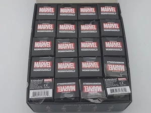 Kidrobot Marvel Munnyworld Zipper Pulls 16 Sealed 4 Opened Boxes Display Case - Picture 1 of 9