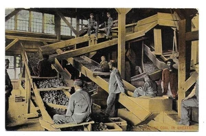 Wilkes-Barre/Scranton Area, Pa - Coal Industry - Loading Coal in Breaker - Picture 1 of 2