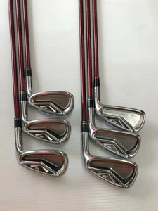 TaylorMade R9 Iron Set 5-9,Pw 6pc Flex Stiff Motore 60 Graphite - Picture 1 of 10