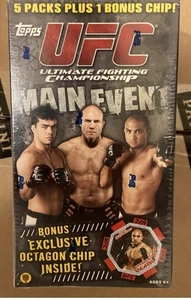 UFC MAIN EVENT TOPPS 2010 Blaster Box sellado de fábrica. Ronda 3 - Imagen 1 de 3