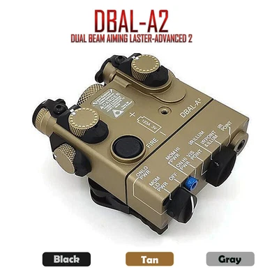 PEQ-15A DBAL-A2 Dual Beam Aiming Laser-advanced 2 IR Laser/Visible Laser Softair