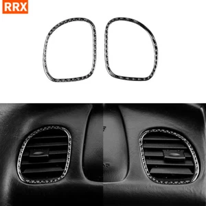 Calcomanía de fibra de carbono para tablero de pasajeros 2 piezas para Corvette C5 98-04 - Imagen 1 de 6