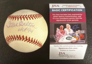 Steve Carlton JSA Authenticated Autographed Baseball CM 381 - Picture 1 of 4