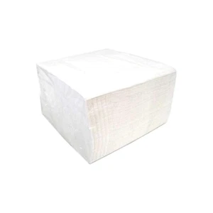 250 x White 2ply 33cm x 33cm 4 Fold Serviettes Napkins Tableware Tissue UK Made - Picture 1 of 6
