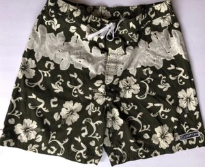 Gotcha Boardshorts Bordies Badehose Herren Gr. 38 grün geblümt - Bild 1 von 6
