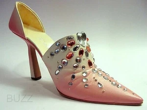 Pure Heart Member Only Exclusive Pink & White Crystals/Stone JUST THE RIGHT SHOE - Picture 1 of 3