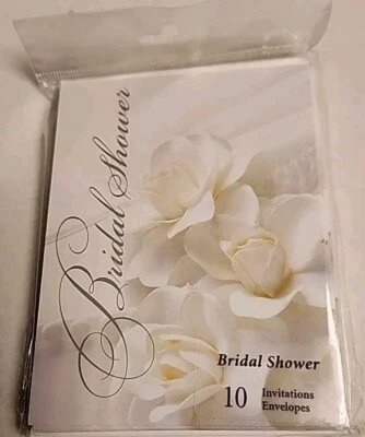 Invitaciones de ducha nupcial Party Express Hallmark (10) con sobres NUEVO EN PAQUETE  Foto 1 de 4