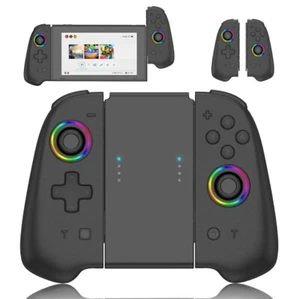 Joycon Compatibili per Nintendo Switch Controllo Wireless con LUCI LED GRILLETTI - Foto 1 di 6