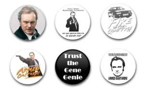 INSIGNIAS DE BOTÓN 25mm 1" x6 caza genética vida en marte - Imagen 1 de 1