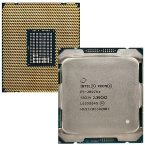 Processeur Intel® Xeon® E5-2697 v4 SR2JV 2,30GHZ 45MB LGA2011 18 cœurs CPU - Photo 1/4