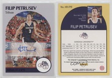 2021-22 Panini Chronicles Draft Picks Hoops Retro Purple /49 Filip Petrusev Auto
