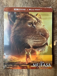 Mufasa: The Lion King w. Steelbook (4K UHD + Blu-ray, Import, Region Free) *NEW* - Picture 1 of 4