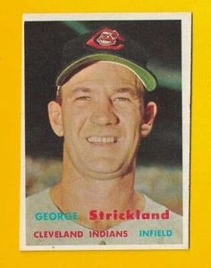 66336 1957 Topps #263 George Strickland Indians NM O/C - Bild 1 von 3